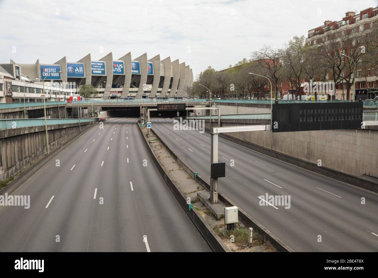 CORONAVIRUS: PARC DES PRINCES Foto Stock