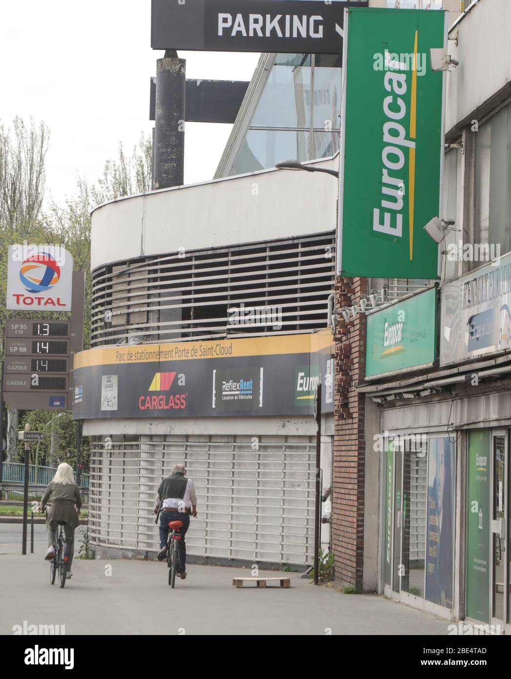 AGENZIA DI NOLEGGIO EUROPCAR , PARIGI Foto Stock