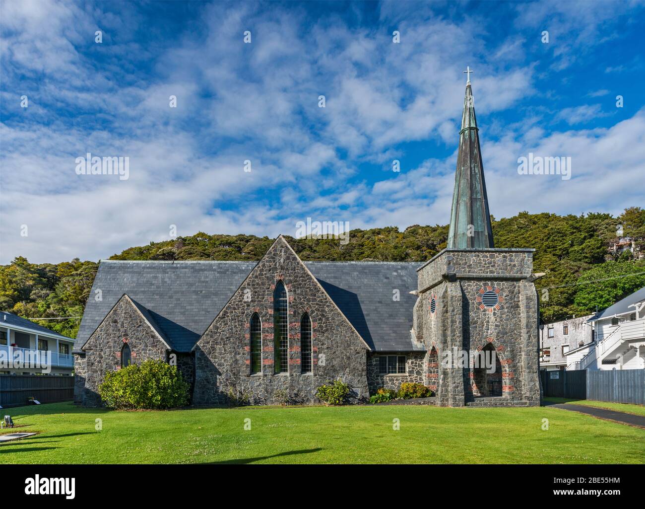 Chiesa Anglicana di San Paolo, 1925, a Paihia, Bay of Islands area, Northland Region, North Island, Nuova Zelanda Foto Stock