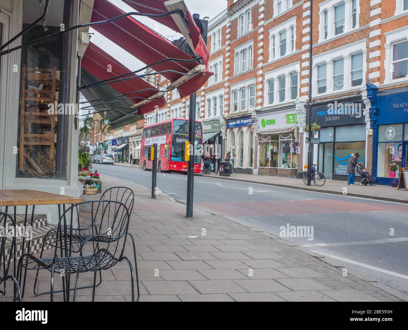 Wimbledon Village High Street - Londra Regno Unito Foto Stock