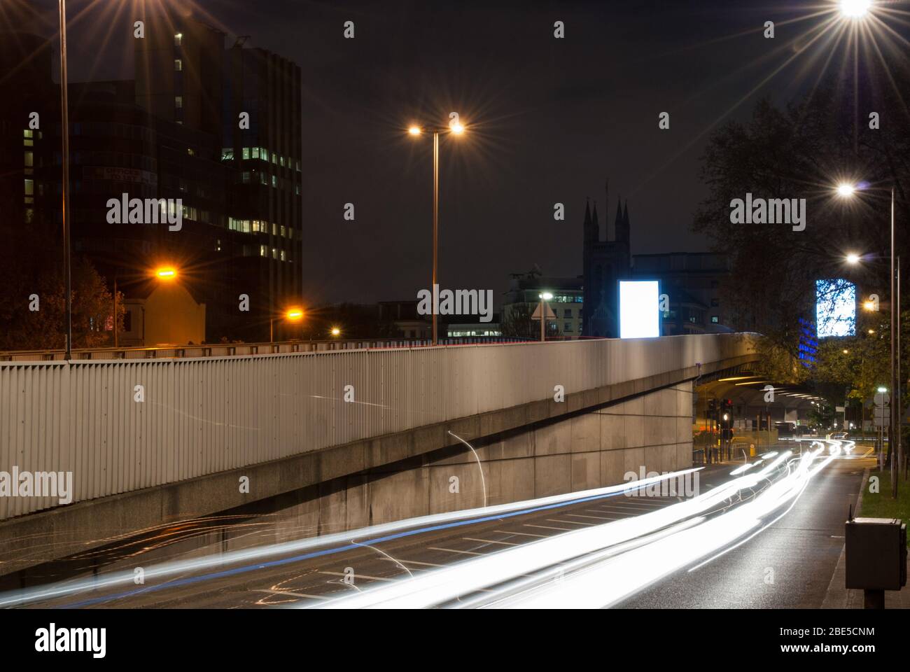 Cemento armato sopraelevato autostrada A4 Hammersmith Flyover, Londra W6 di G. Maunsell & Partners Peter warth Foto Stock