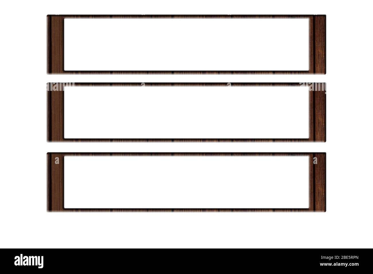 Telai a forma di diamante su una robusta parete bianca Foto Stock