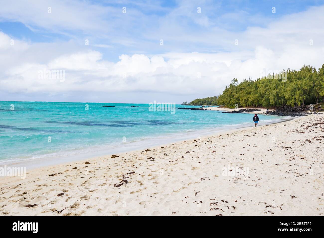 Bellissime spiagge e laguna cristallina del paradiso nascosto Mauritius Foto Stock