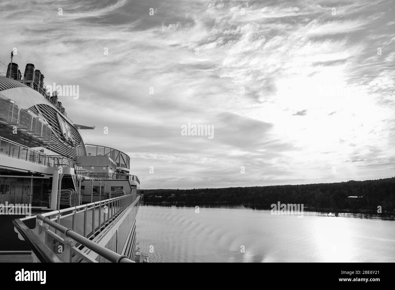 Regal Princess naviga attraverso l'arcipelago di Stoccolma Foto Stock