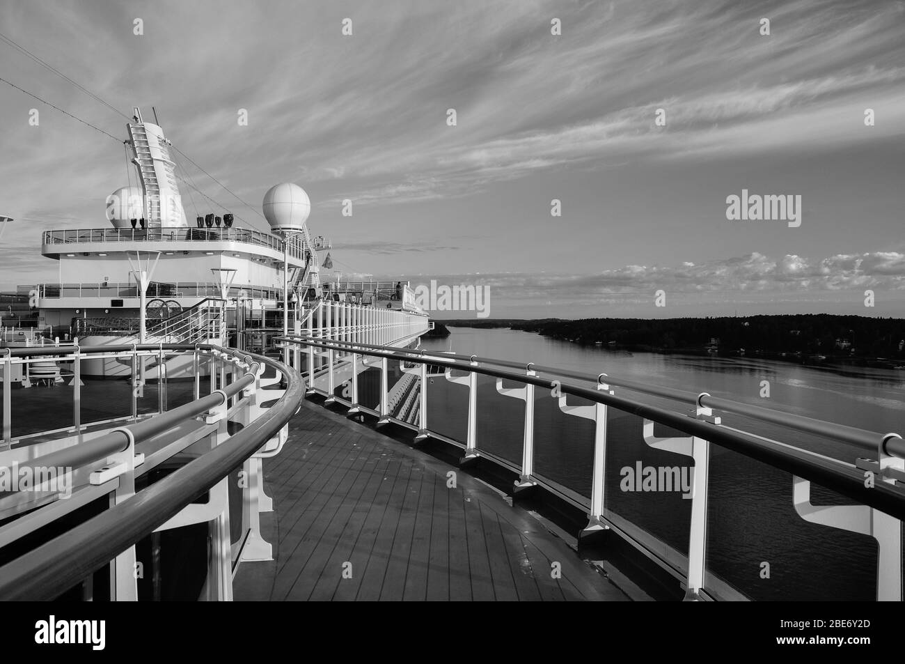 Regal Princess naviga attraverso l'arcipelago di Stoccolma Foto Stock