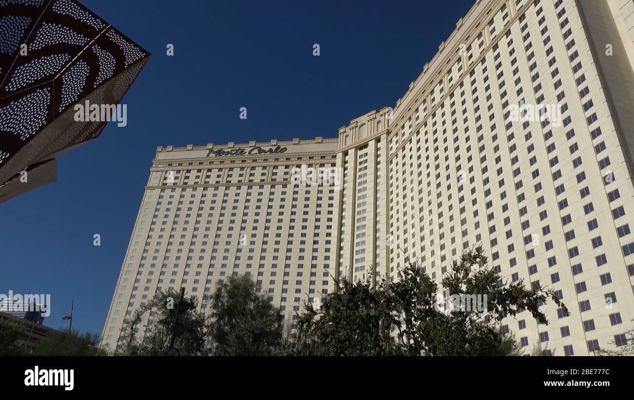 Famoso Monte Carlo Hotel and Casino a Las Vegas - LAS VEGAS-NEVADA, 11 OTTOBRE 2017 Foto Stock