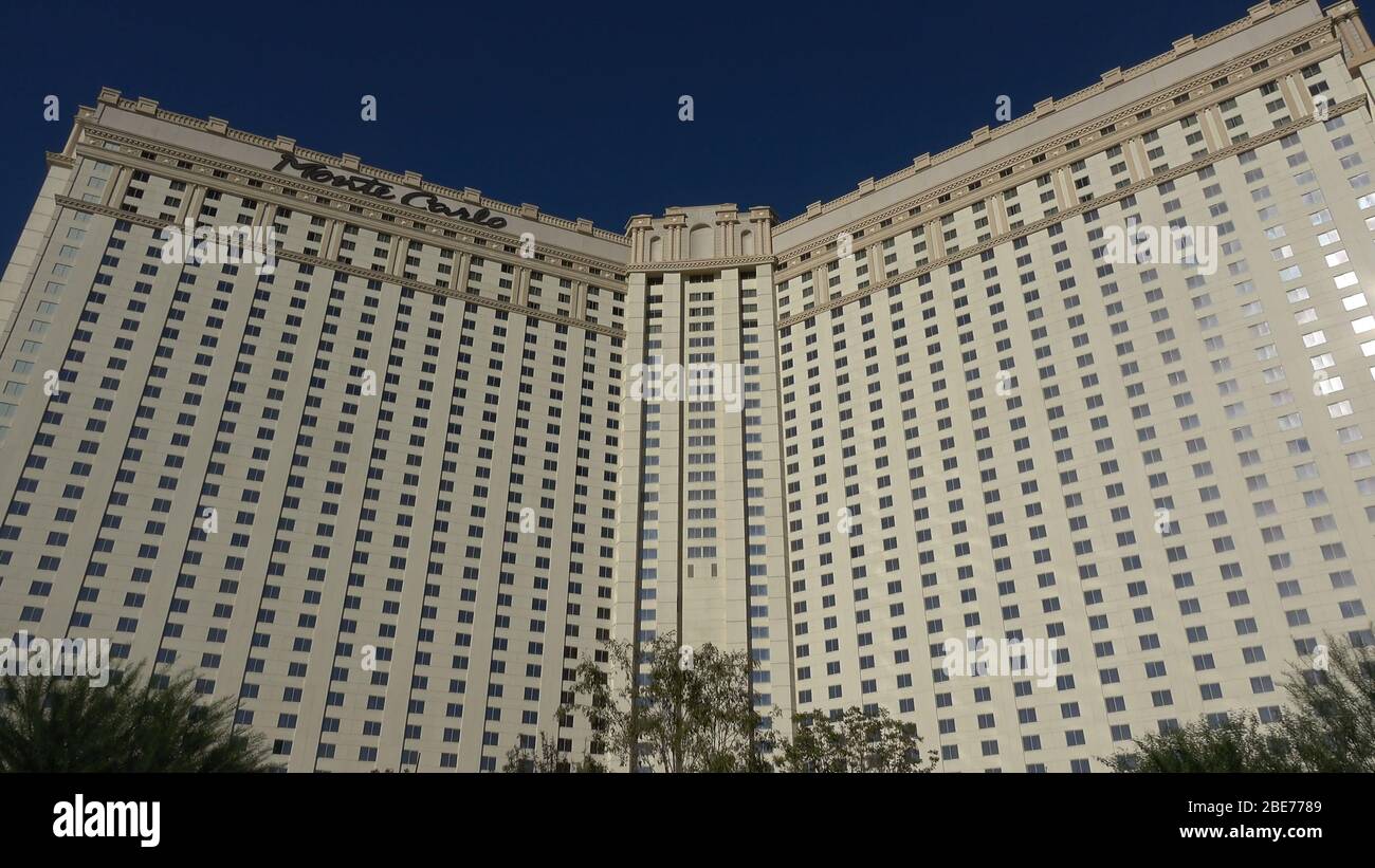 Famoso Monte Carlo Hotel and Casino a Las Vegas - LAS VEGAS-NEVADA, 11 OTTOBRE 2017 Foto Stock