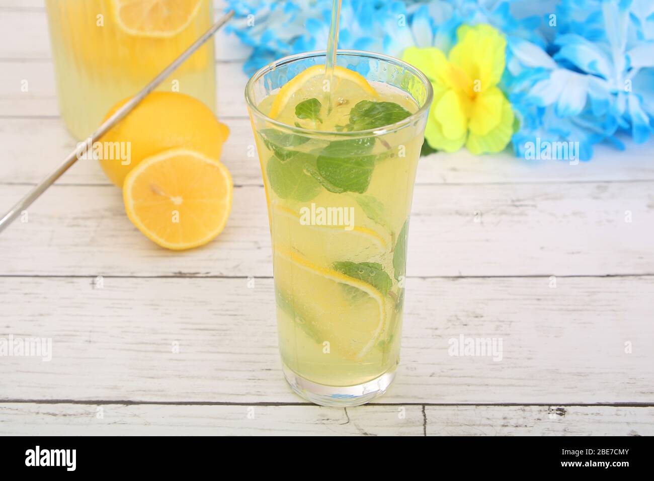 Lemon Soda Foto Stock