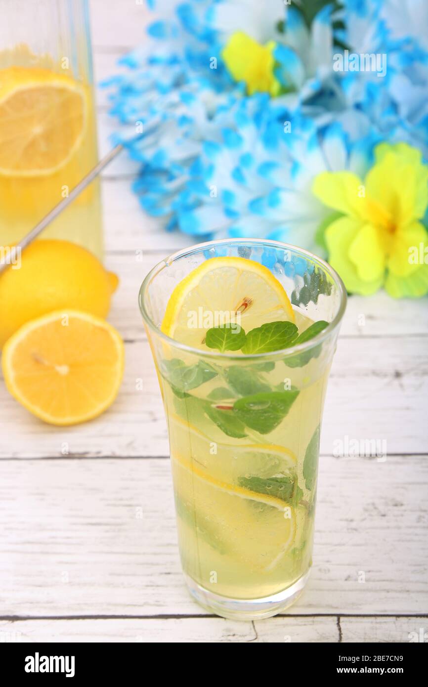 Lemon Soda Foto Stock