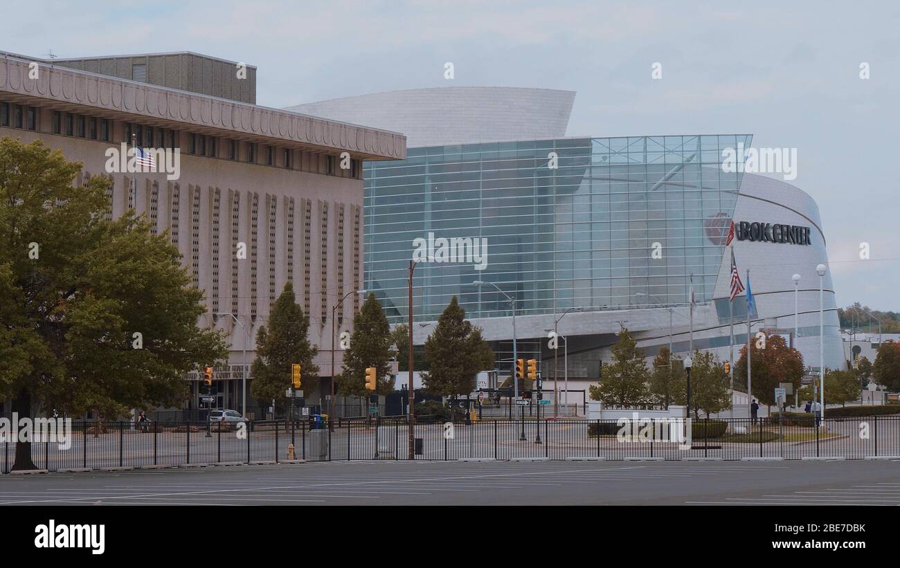 Famoso Bok Center a Tulsa - TULSA-OKLAHOMA, 21 OTTOBRE 2017 Foto Stock