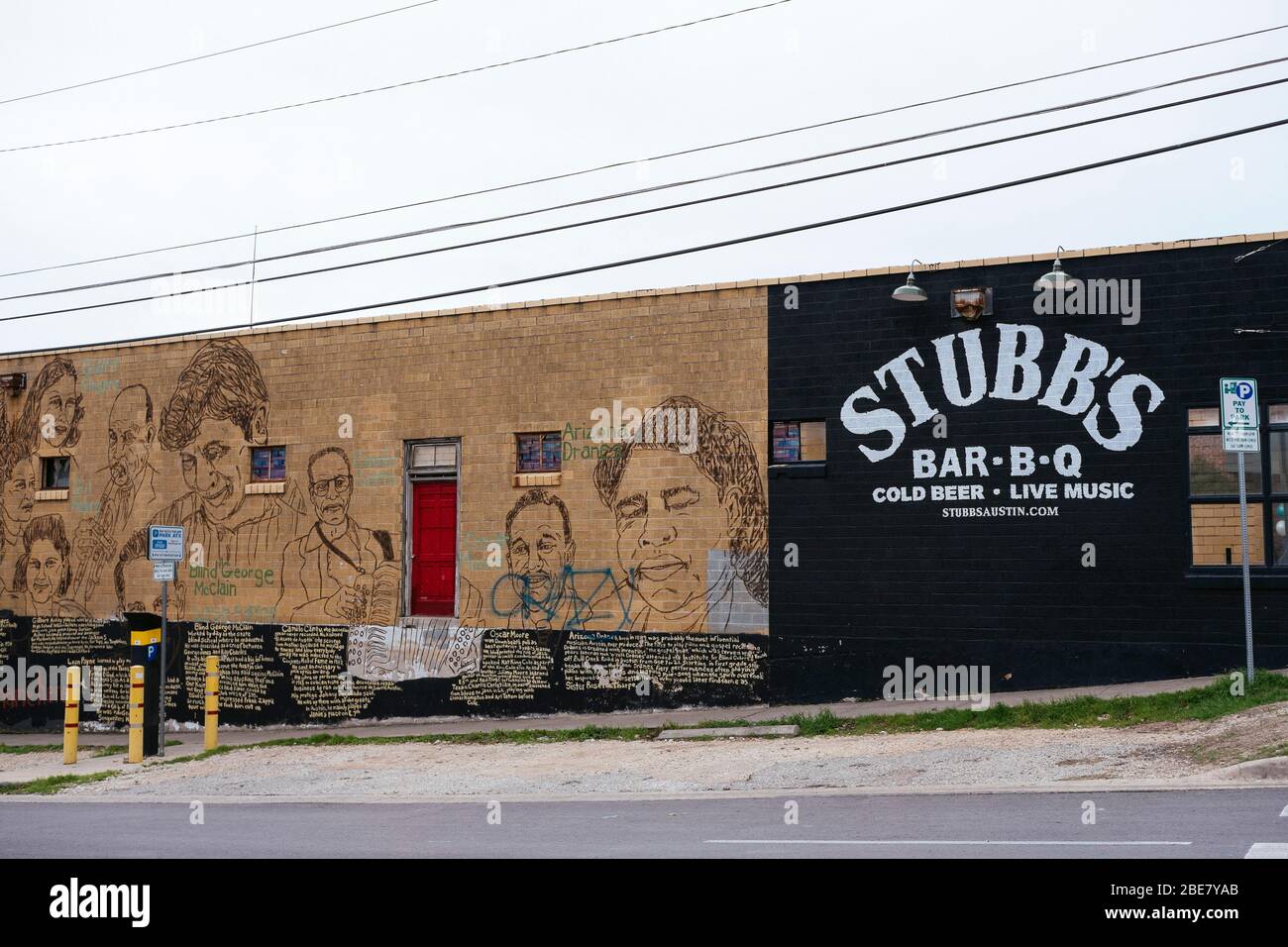 Stubb's Bar-B-Q nel centro di Austin, Texas Foto Stock
