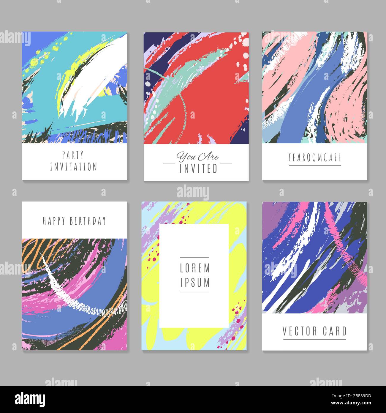 Sfondi astratti retrò con texture in stile minimalistico per le confezioni e le stampe di vacanza. Colore sfondo del poster del modello. Illustrazione vettoriale Illustrazione Vettoriale