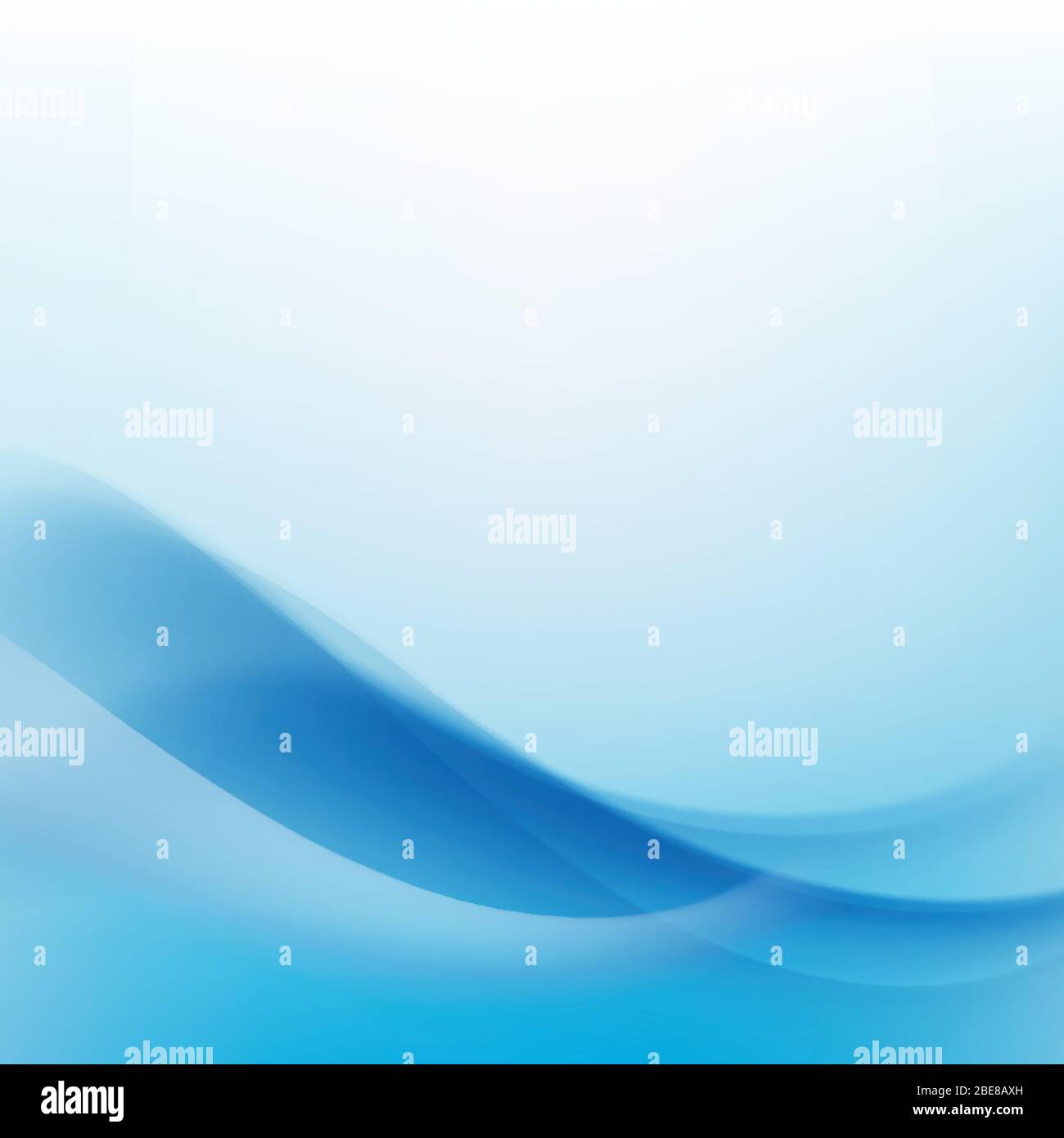 Sfondo astratto curva blu chiaro e illustrazione vettoriale elemento onda Illustrazione Vettoriale