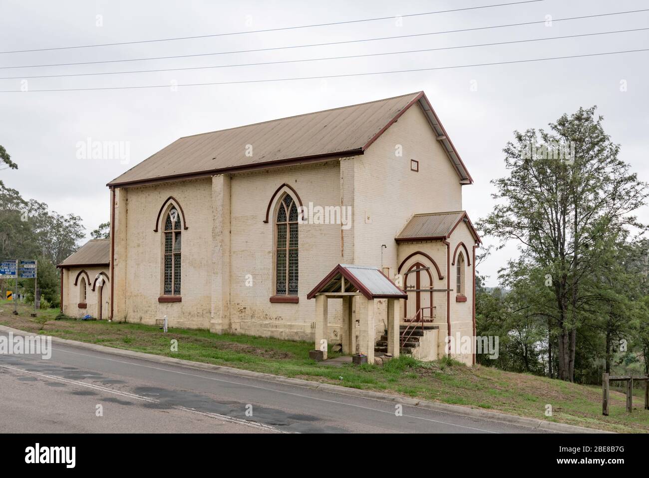 La Chiesa presbiteriana di Sant'Ann aprì come Chiesa di Scozia nel 1842. Una delle chiese presbiteriane più ealriane in Australia fu usata fino al 2009 Foto Stock