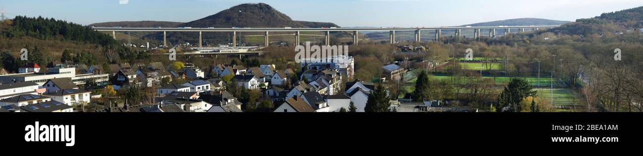 Ahrtal-Brücke bei Bad Neuenahr-Ahrweiler Foto Stock