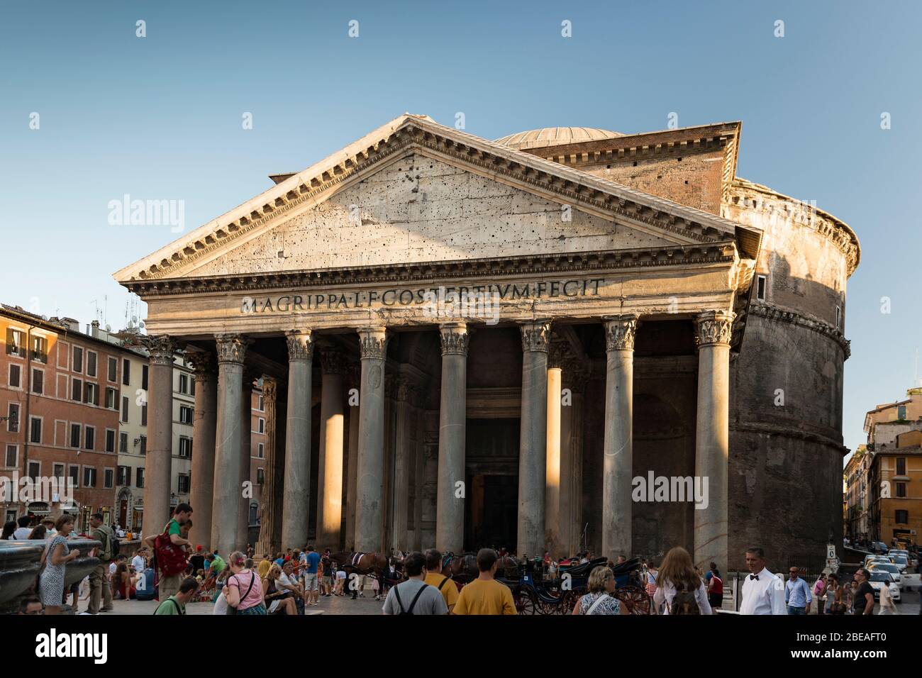 Il Pantheon, la Chiesa di Santa Maria rotonda, Roma, Italia Foto stock -  Alamy