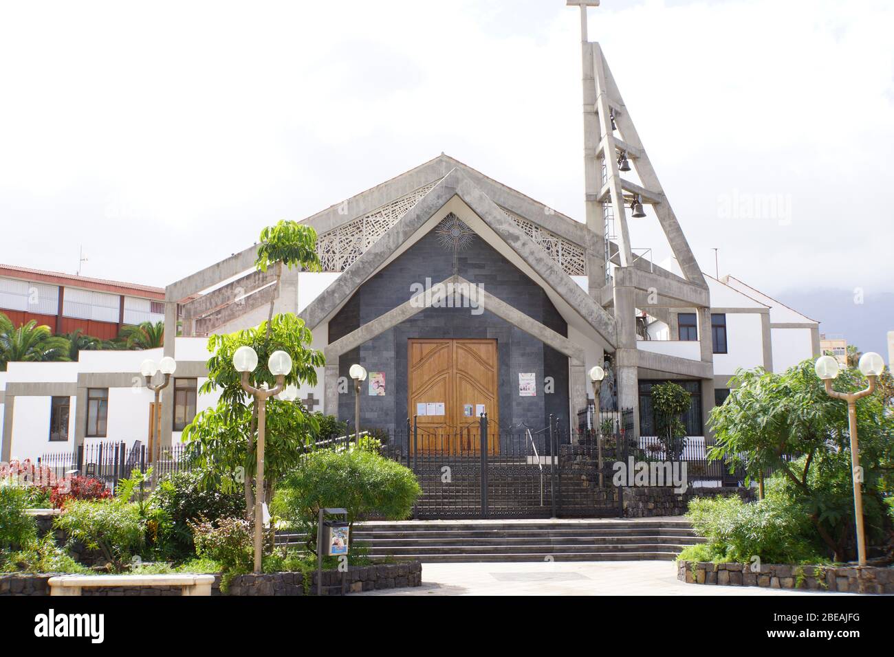 Kirche Porroquia de Nuestra Senora de Los Dolores y San Felipe, Puerto de la Cruz, tenero, Kanaren, spagnolo Foto Stock