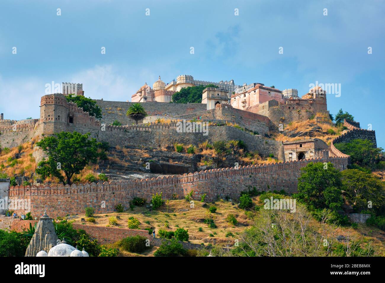 Kumbhalgarh fort, India Foto Stock