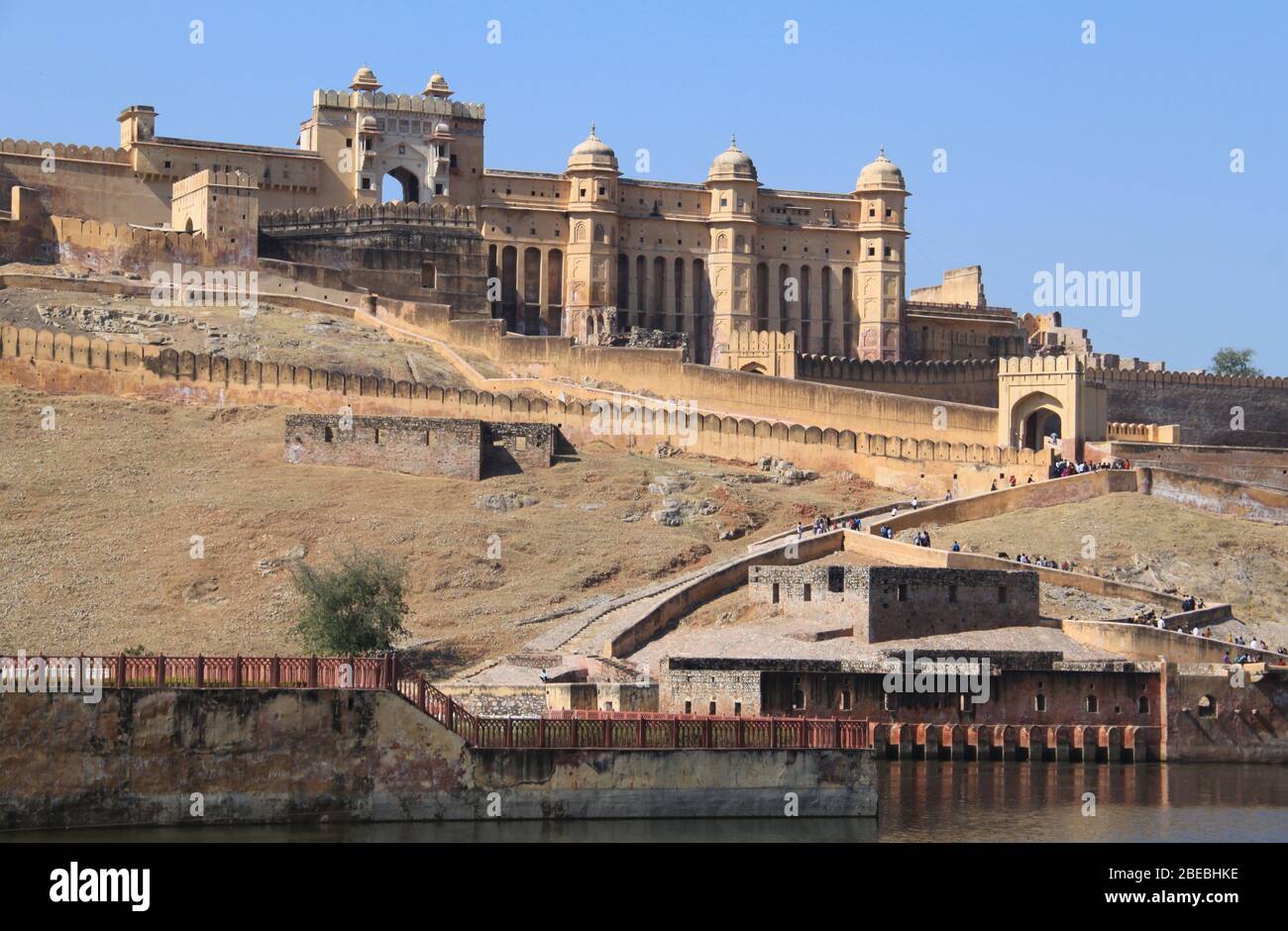 Il Forte Amber, Jaipur, India Foto Stock