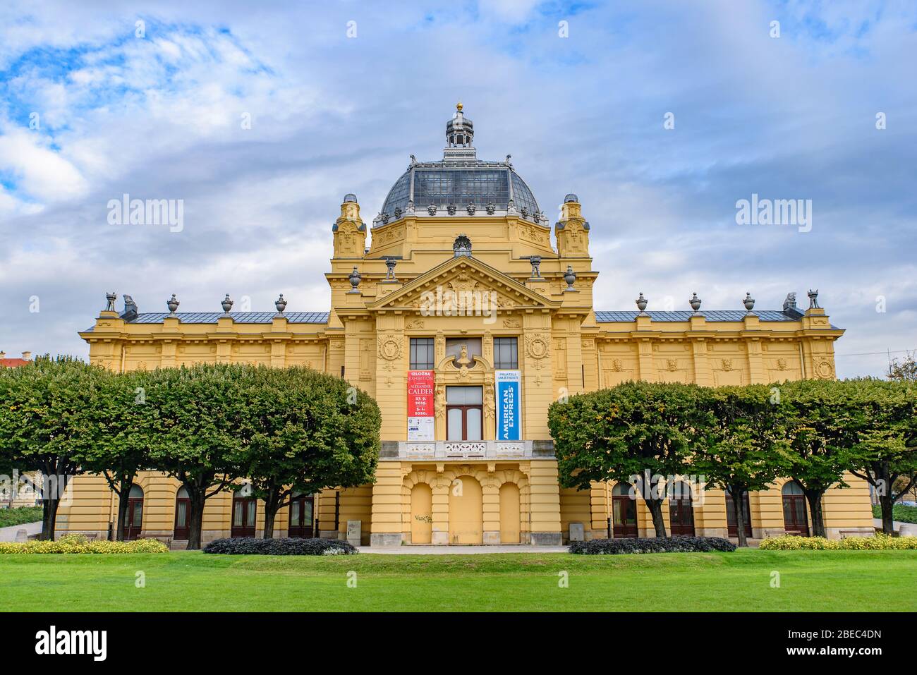Padiglione d'Arte, galleria d'arte a Zagabria, Croazia Foto Stock