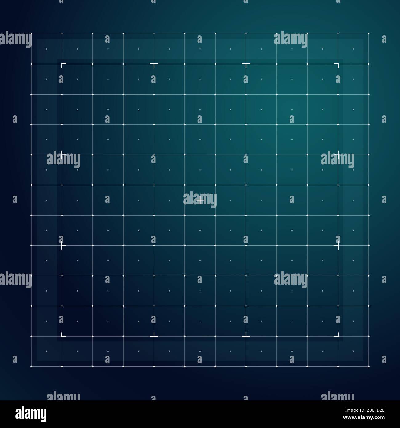 Griglia per interfaccia futuristica hud. Schema vettoriale con tecnologia di linea. Display interfaccia schermo digitale, griglia elettronica per l'illustrazione futuristica del sistema utente Illustrazione Vettoriale