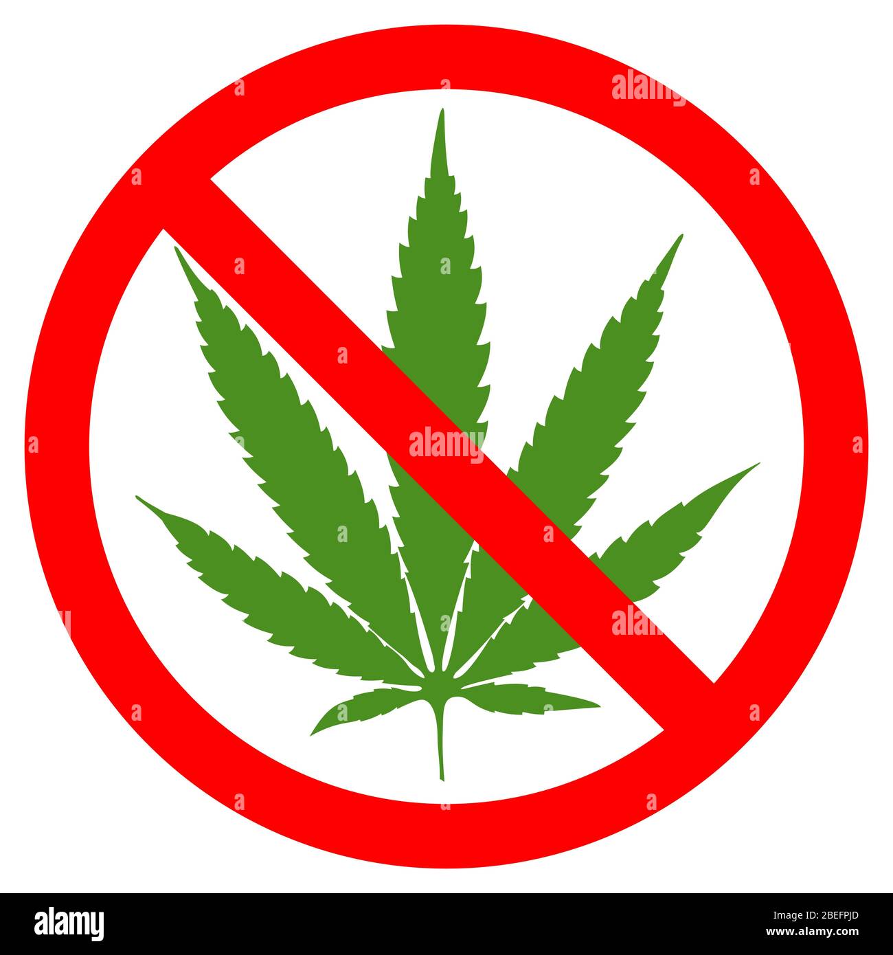 Foglia di cannabis N. 2 Illustrazione Vettoriale