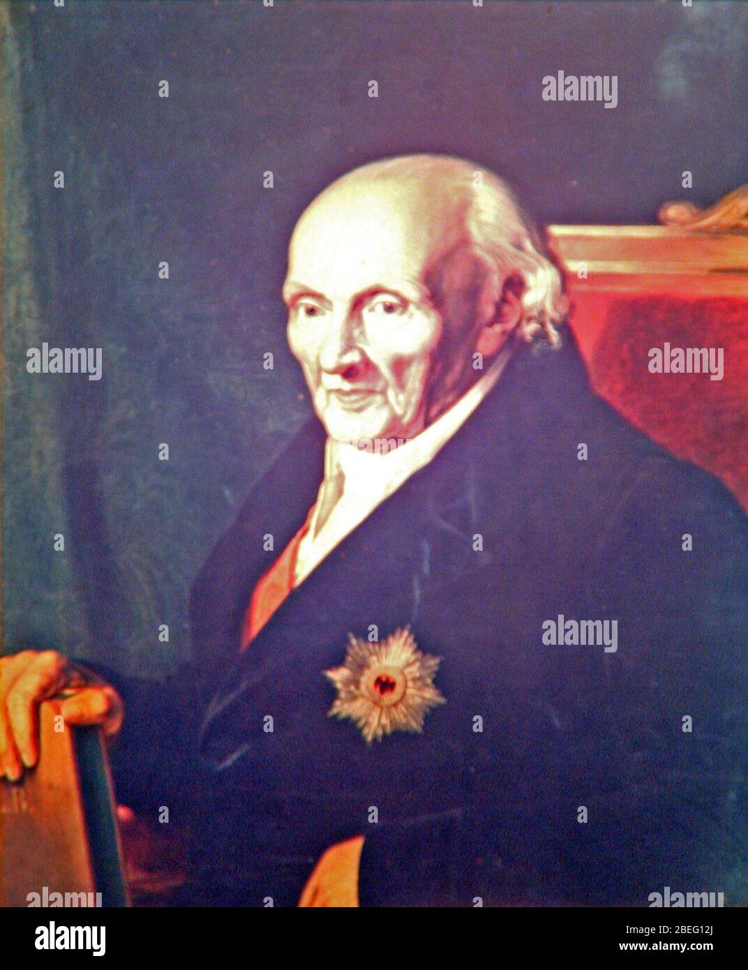 Heinrich Dietrich von Grolman di Carl Joseph Begas. Foto Stock