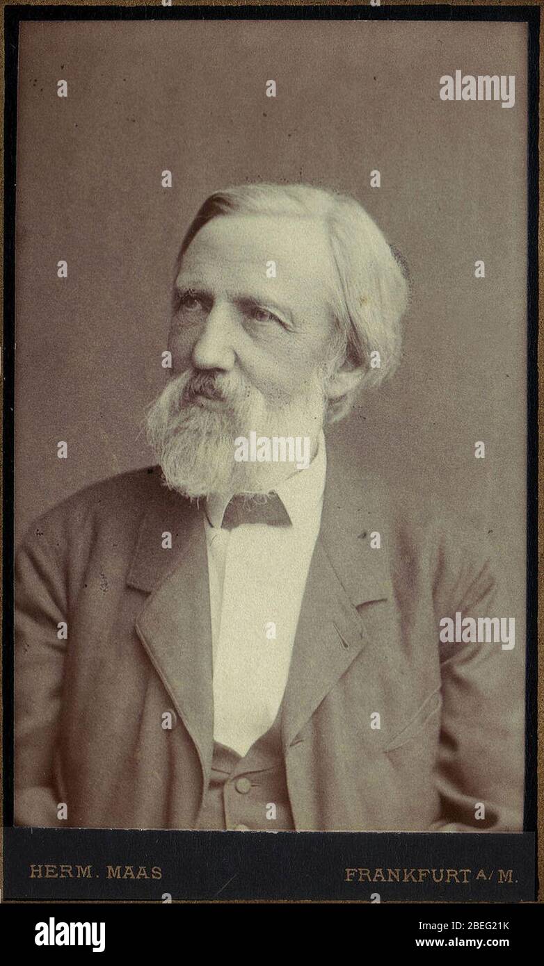 Heinrich Hoffmann (Psichiater und Literaten). Foto Stock