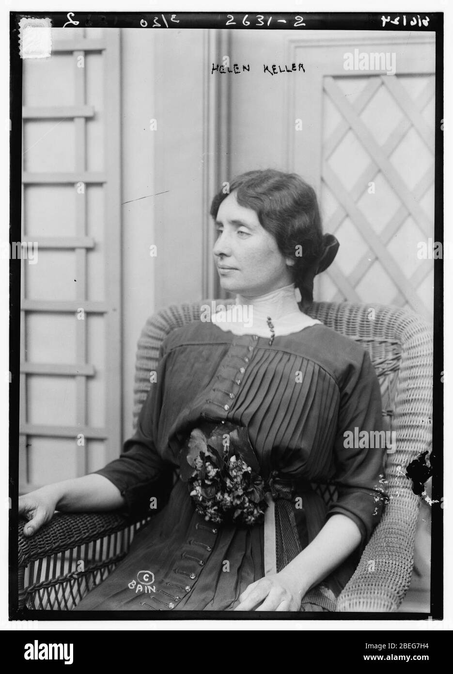 Helen Keller Foto Stock