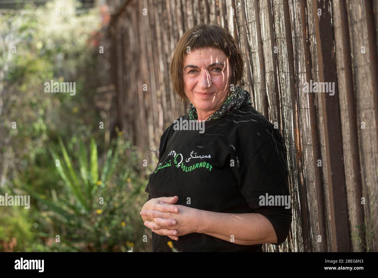 Ha anche iniziato diverse reti femminili, come la rete per la Pace delle Donne, la rete Internazionale della solidarietà delle Donne contro la Guerra/Donne internazionali Foto Stock