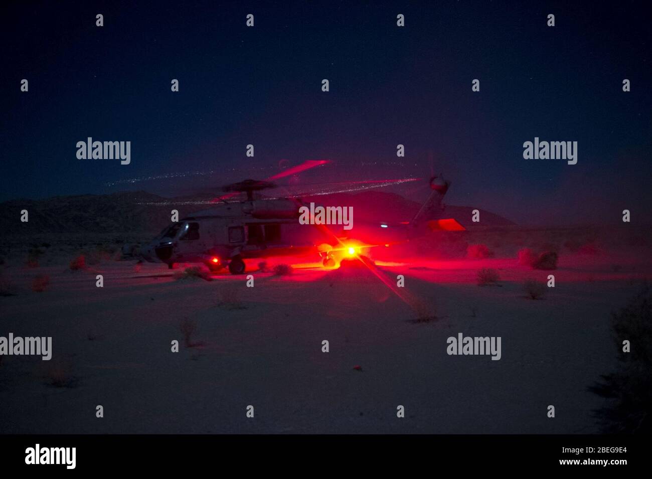 Elicottero Mare armi da combattimento Scuola forze opposte esercizio 130524 Foto Stock