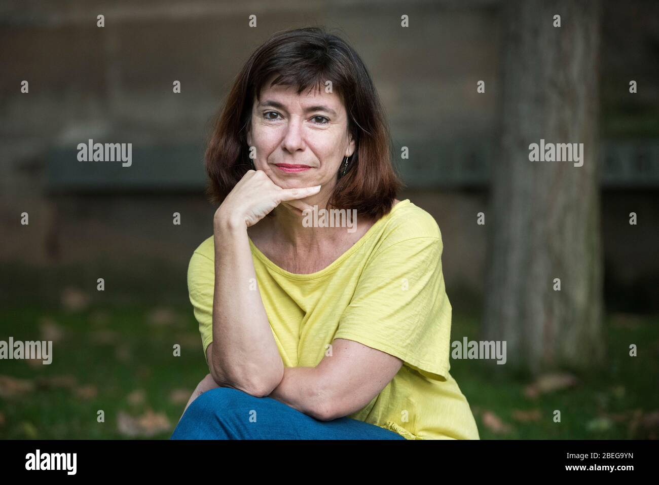 Yayo Herrero si è laureato in Antropologia sociale e Culturale, Ingegneria agricola, Educazione sociale e MAS in Scienze dell'Educazione. Foto Stock