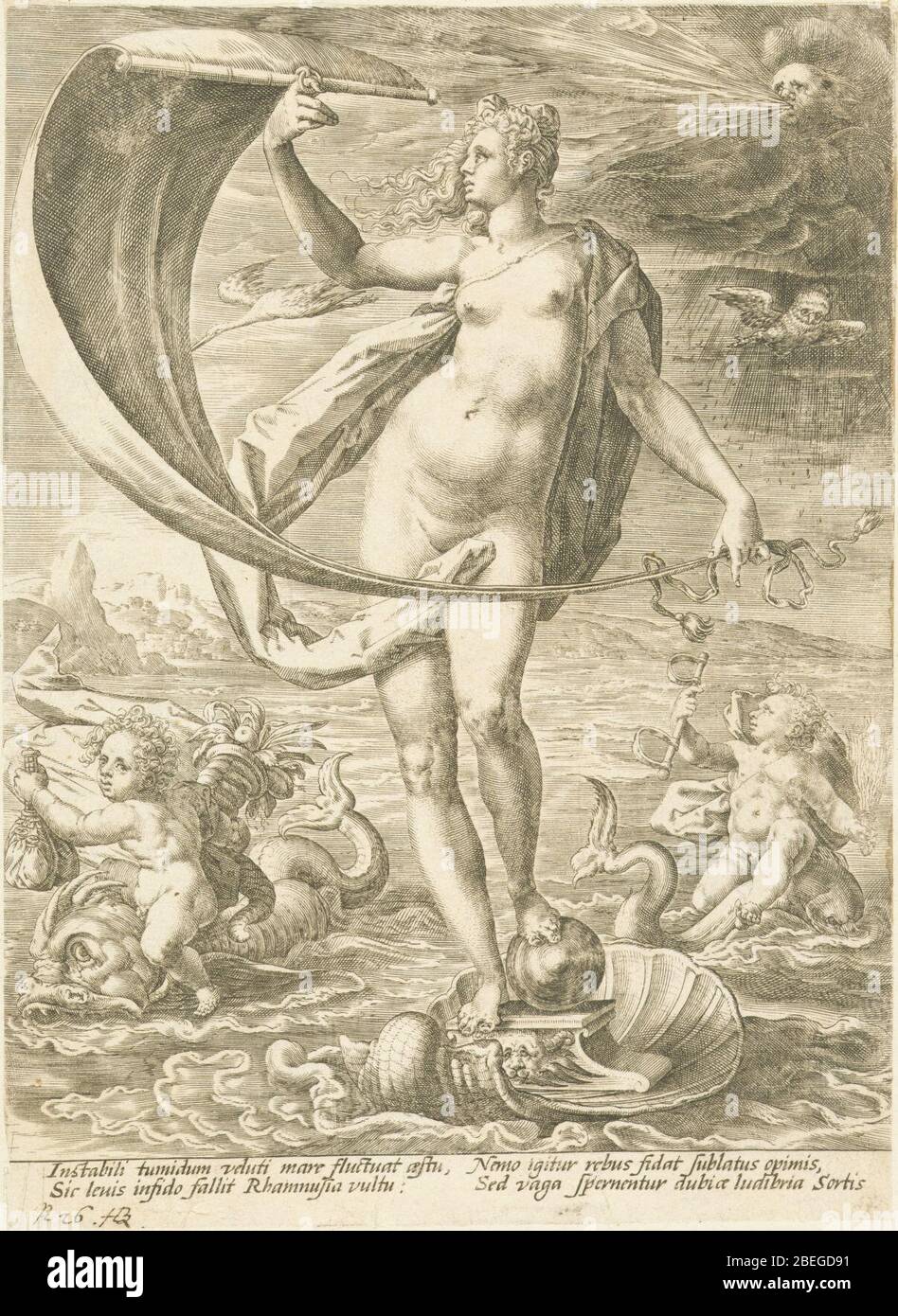 Hendrick Goltzius - Buona Fortuna. Foto Stock