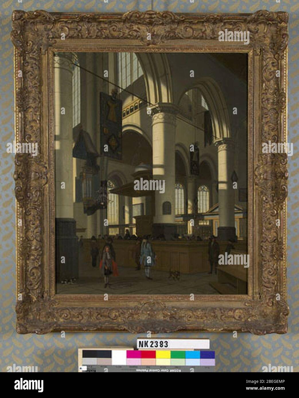 Hendrick van Streeck - Interieur van de Oude Kerk te Delft - NK2383 Foto Stock