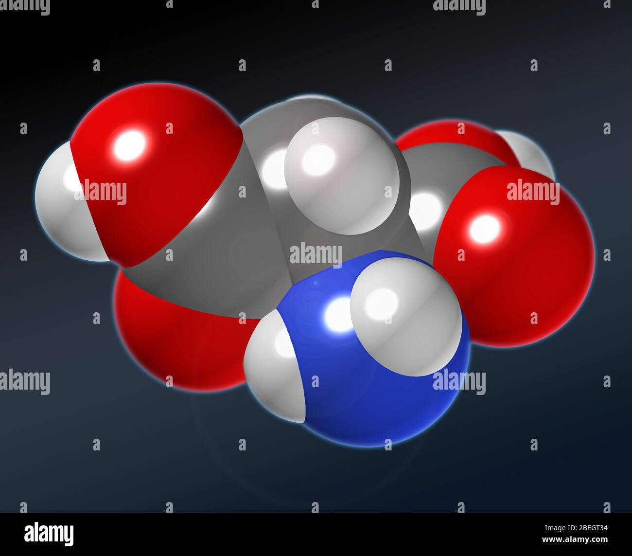Acido aspartico Foto Stock