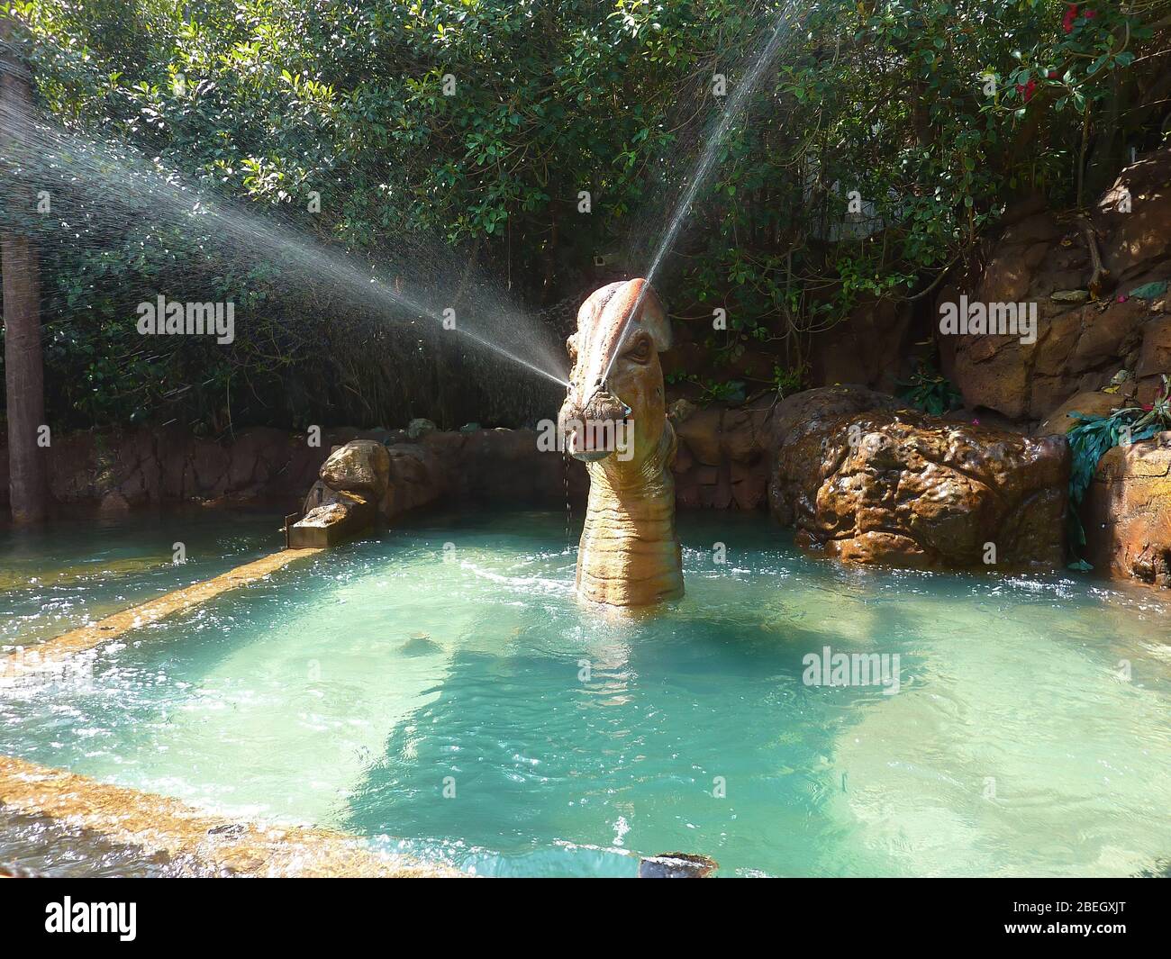 Los Angeles, 21 AGOSTO 2009 - Vista soleggiata degli Universal Studios di Hollywood Foto Stock