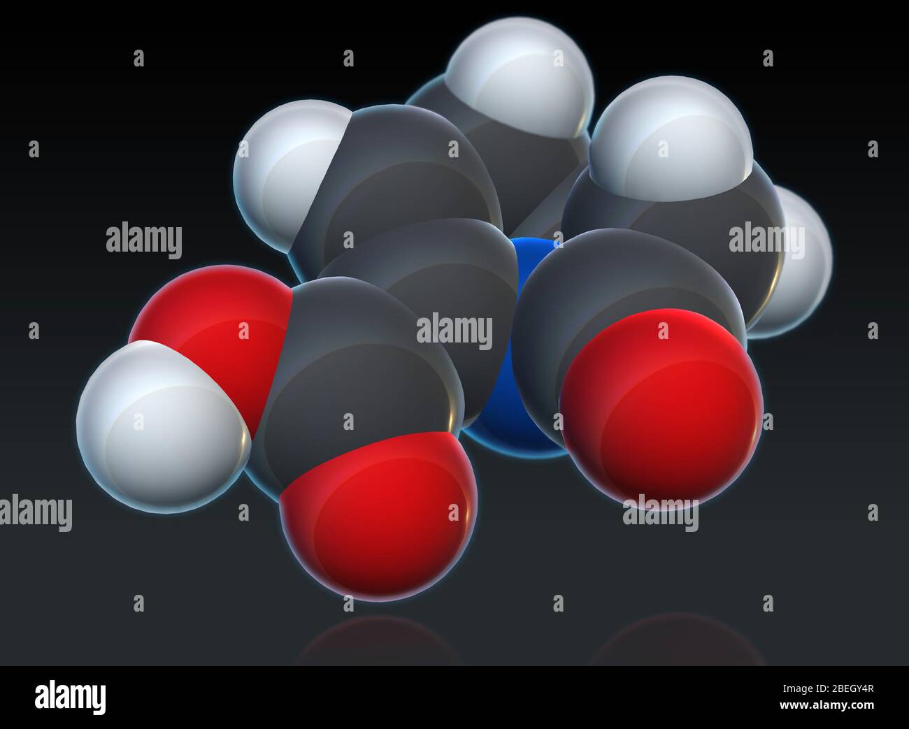 Modello molecolare di carbapenem Foto Stock