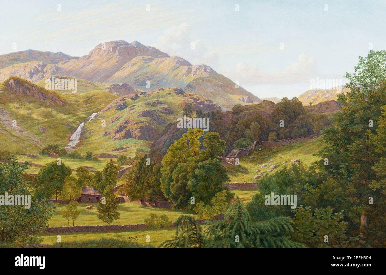 Henry Holiday - Easedale, Westmoreland - 1906. Foto Stock