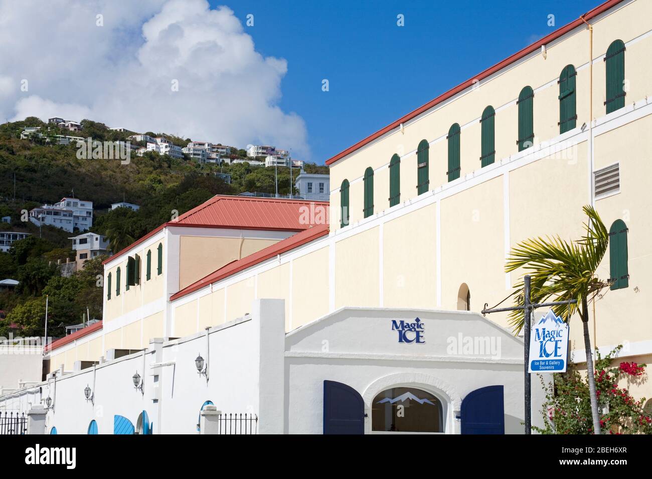 Charlotte Amalie City, St. Thomas Island, USVI, Caraibi Foto Stock