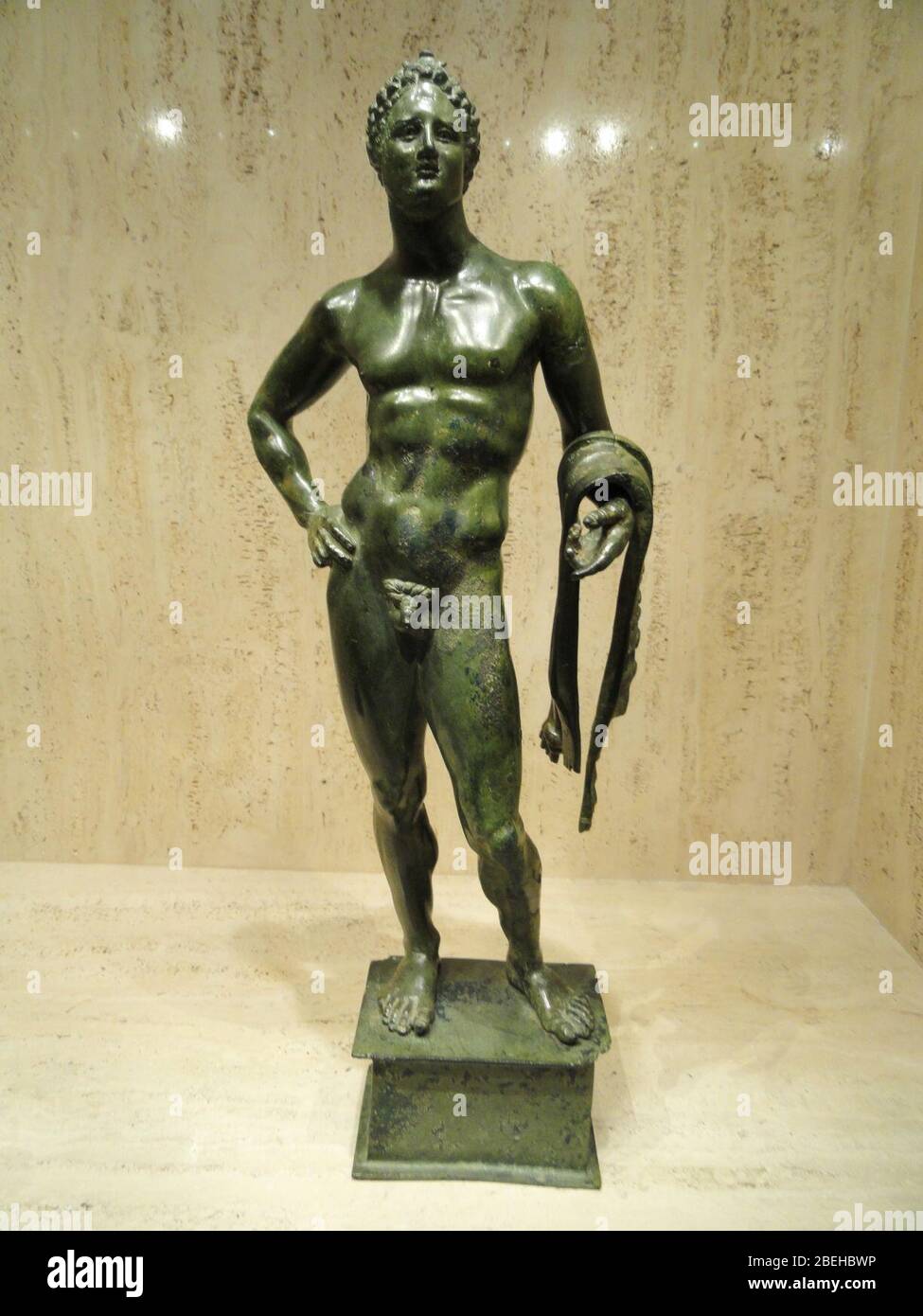 Heracles, Italia, copia del i secolo CE della versione del IV secolo BCE originale Foto Stock