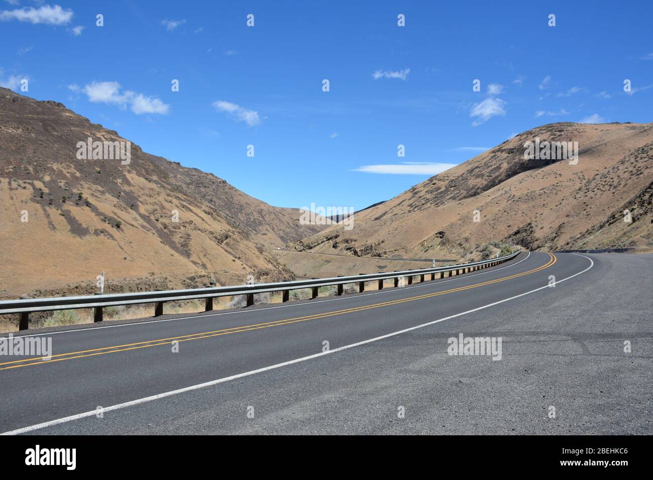 La Yakima River Canyon Scenic Byway nello Stato di Washington, Stati Uniti. Foto Stock