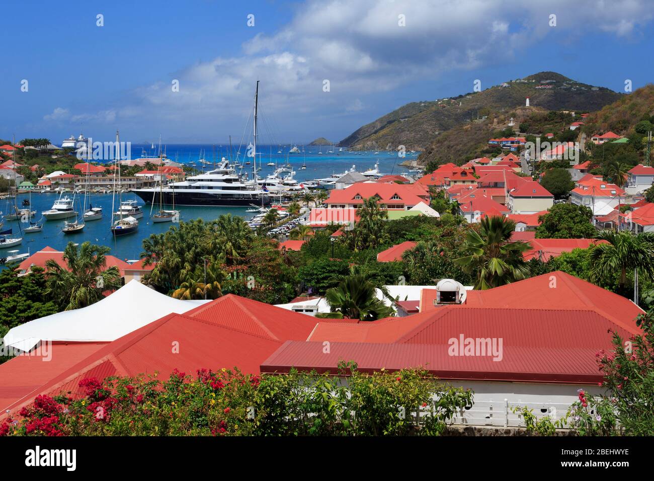 Gustavia, San Barts, Caraibi Foto Stock