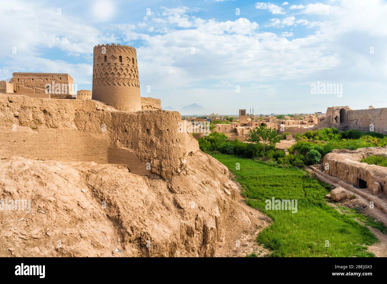 Narin Qal’eh, fortezza di mattoni di fango di Meybod, provincia di Yazd, Iran, Asia Foto Stock Narin Qal’eh, fortezza di mattoni di fango di Meybod, provincia di Yazd, Iran, Asia Foto Stock