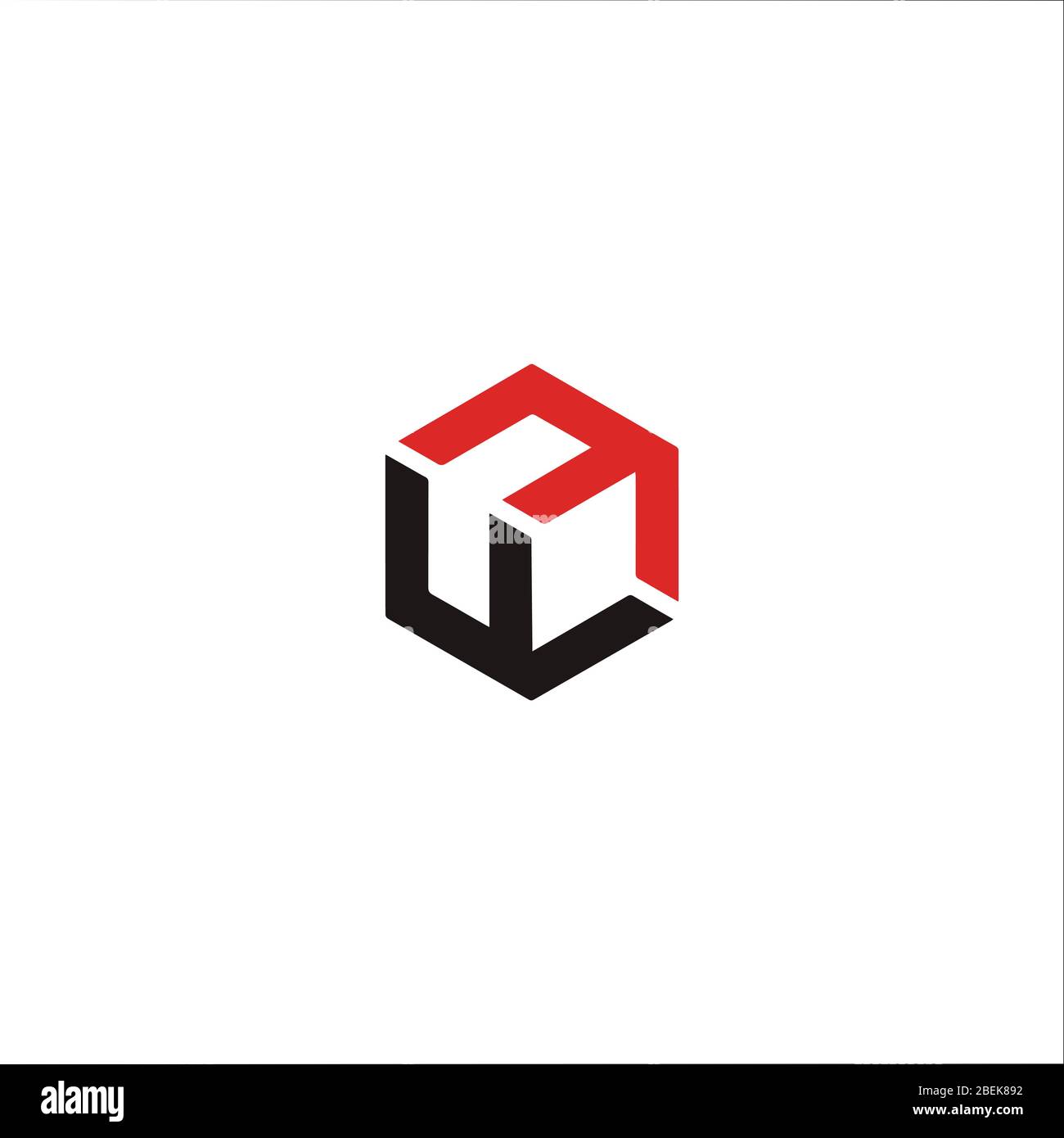 Modello di disegno vettoriale con logo iniziale o logo e Illustrazione Vettoriale