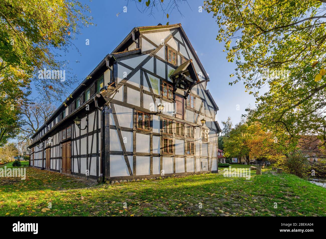 Slupsk, provincia di Pomerania, Polonia. Il Granaio di Richter, parte del Museo della Pomerania Centrale. Foto Stock