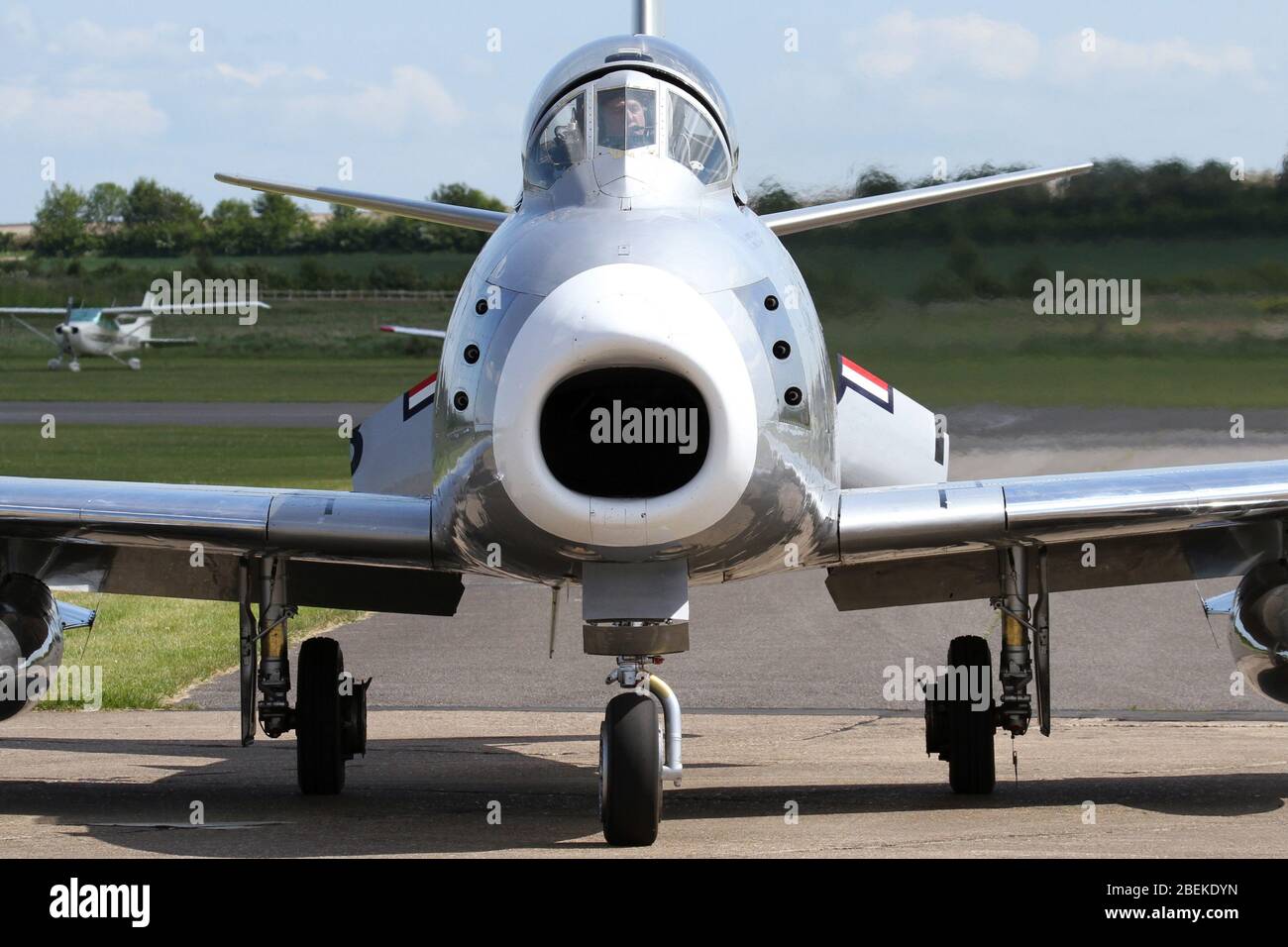 F-86un Sabre Foto Stock