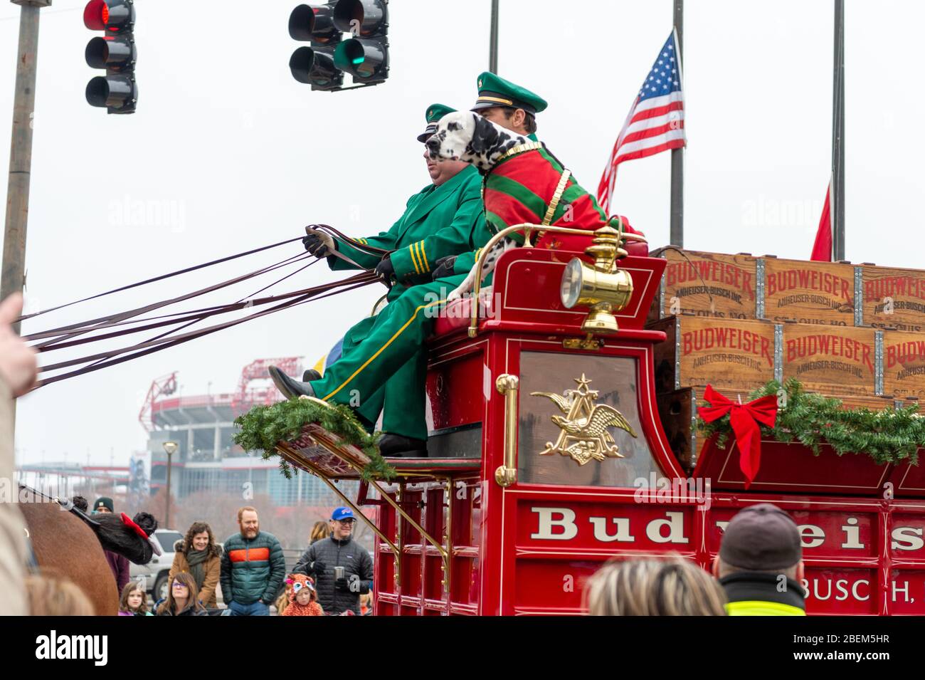 2019 Nashville parata di Natale Foto Stock