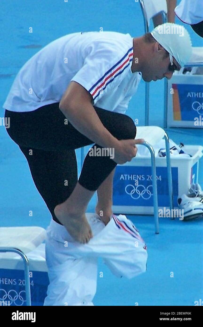Grece,Athenes ,jeux olympiques d'été Romain Barnier di francese Foto Laurent Lairys / DPPI Foto Stock