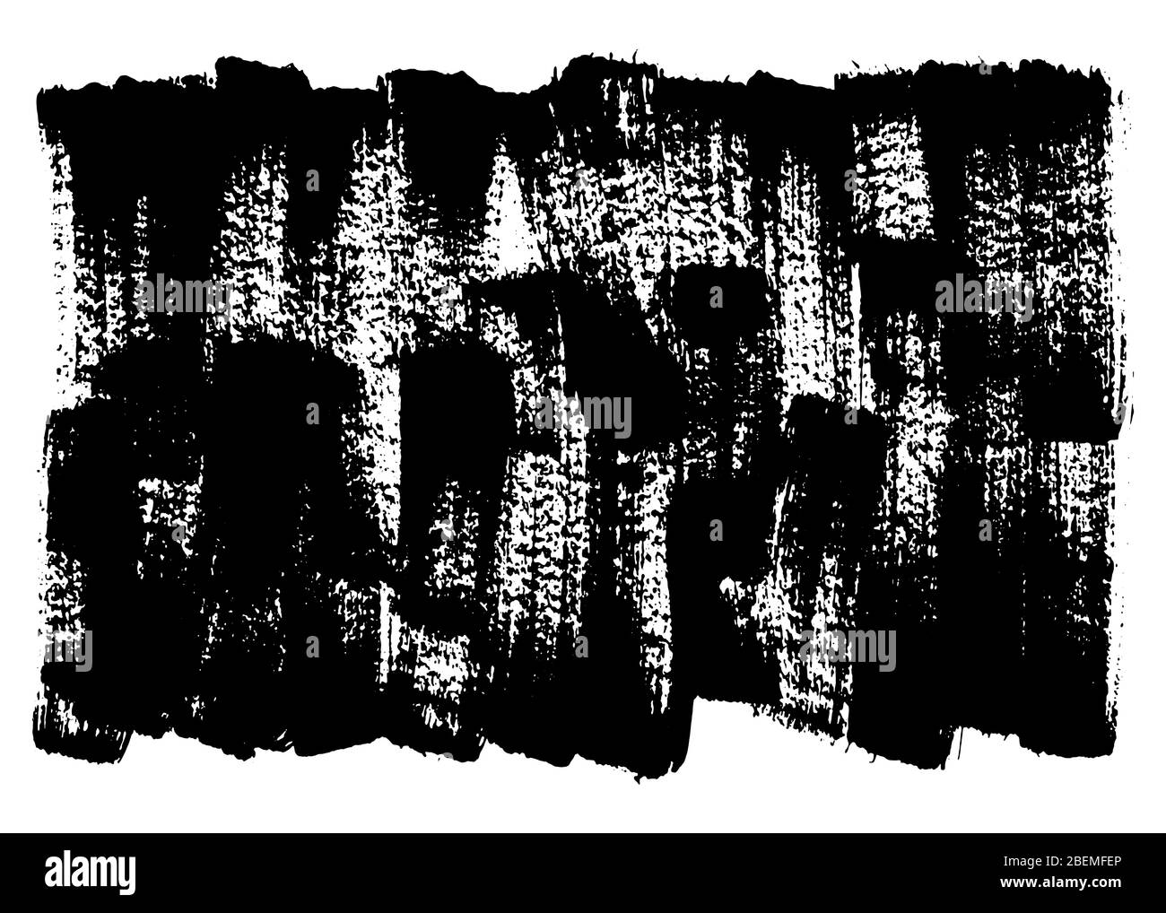 Sfondo dipinto. Texture tratti di pennello vettoriale. Elemento di progettazione a grunge Illustrazione Vettoriale