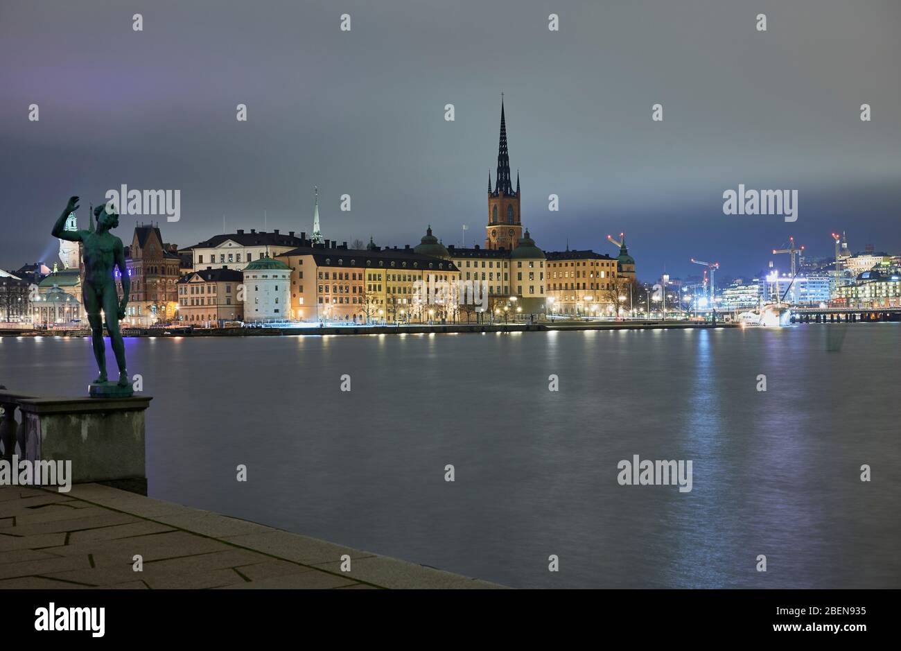 Il municipio di Stoccolma si trova a Kungsholmen nel centro di Stoccolma. Qui c'è l'amministrazione della città di Stoccolma, ma ha anche la bella sala delle feste Blue Hall Foto Stock